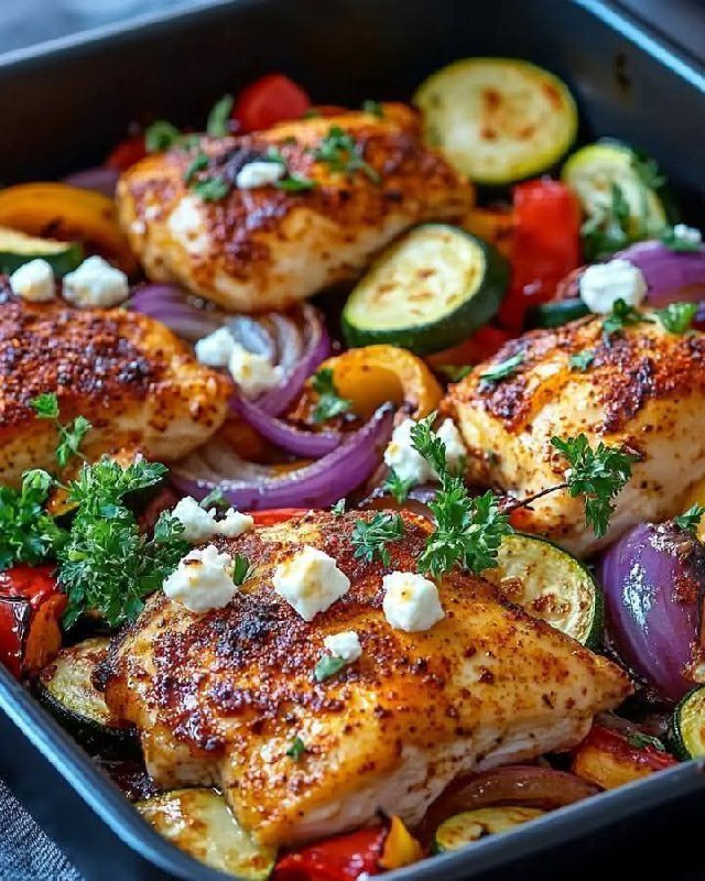 Hähnchen mit Paprika