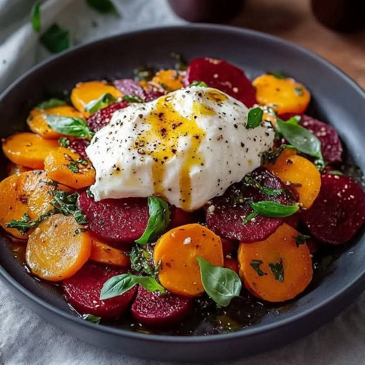 Gerösteter Rote-Bete-und-Karotten