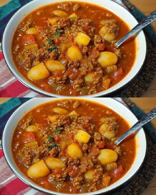 Hackfleisch-Kartoffeltopf