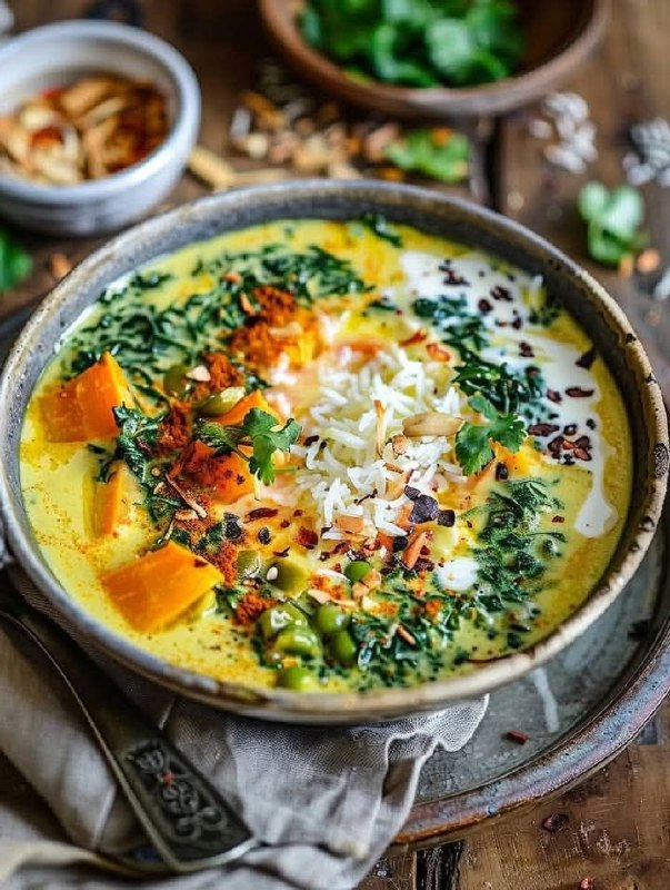 Süßkartoffel Curry mit Reis