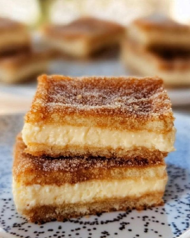 Churro-Käsekuchen-Häppchen