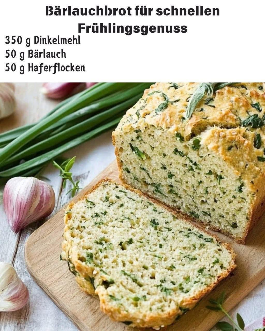Bärlauchbrot für schnellen Frühlingsgenuss