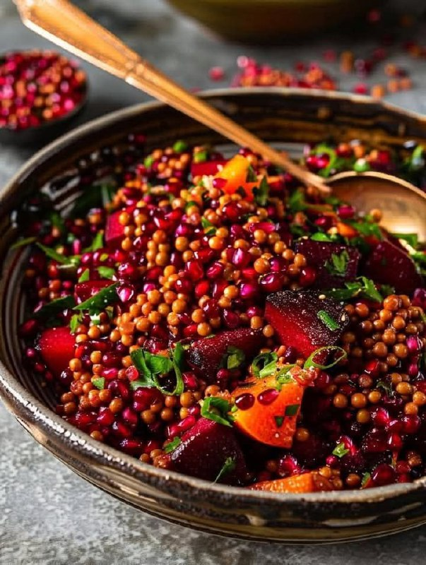 Rote-Bete-Linsen-Salat