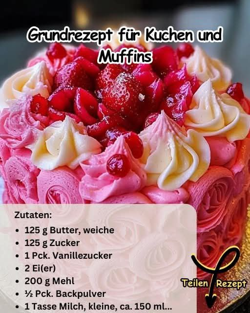 Grundrezept für Kuchen