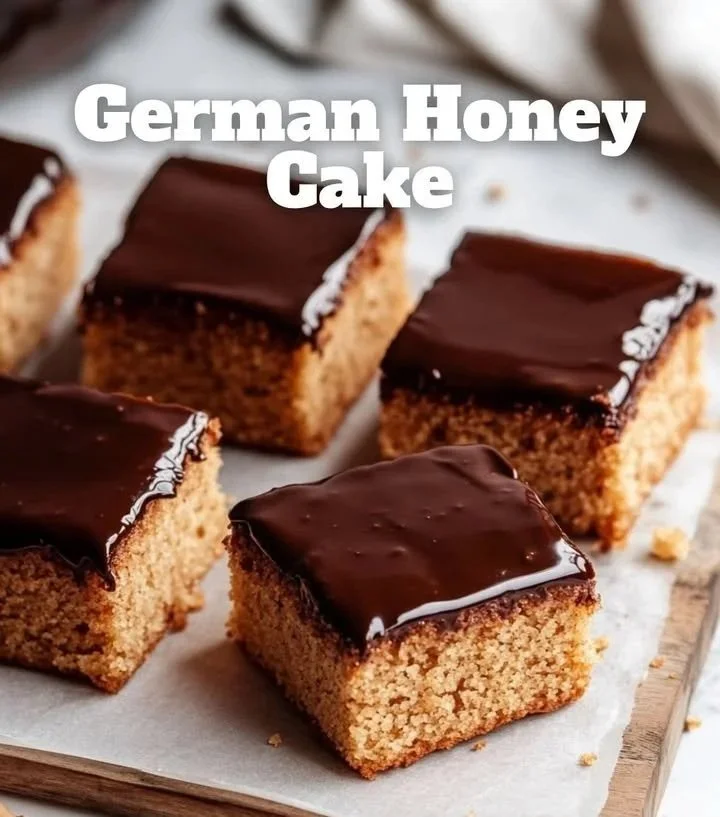 Traditioneller deutscher Honigkuchen mit aromatischen Gewürzen
