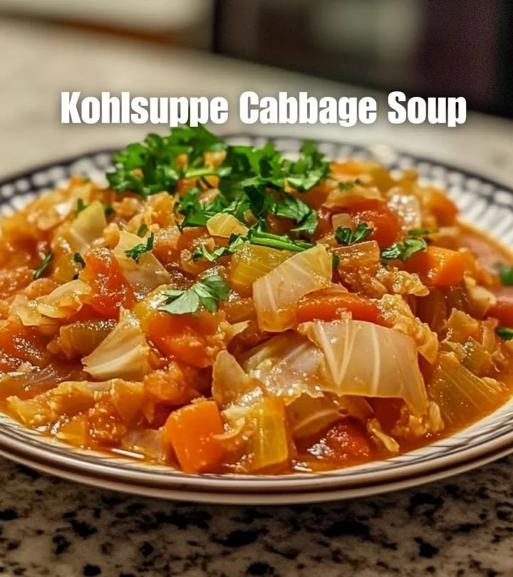 Kohlsuppe: Eine gesunde und leckere Suppe aus frischem Kohl und Gemüse