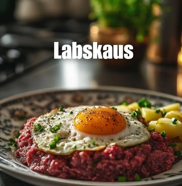 Eine köstliche Portion Labskaus, das traditionelle norddeutsche Gericht.