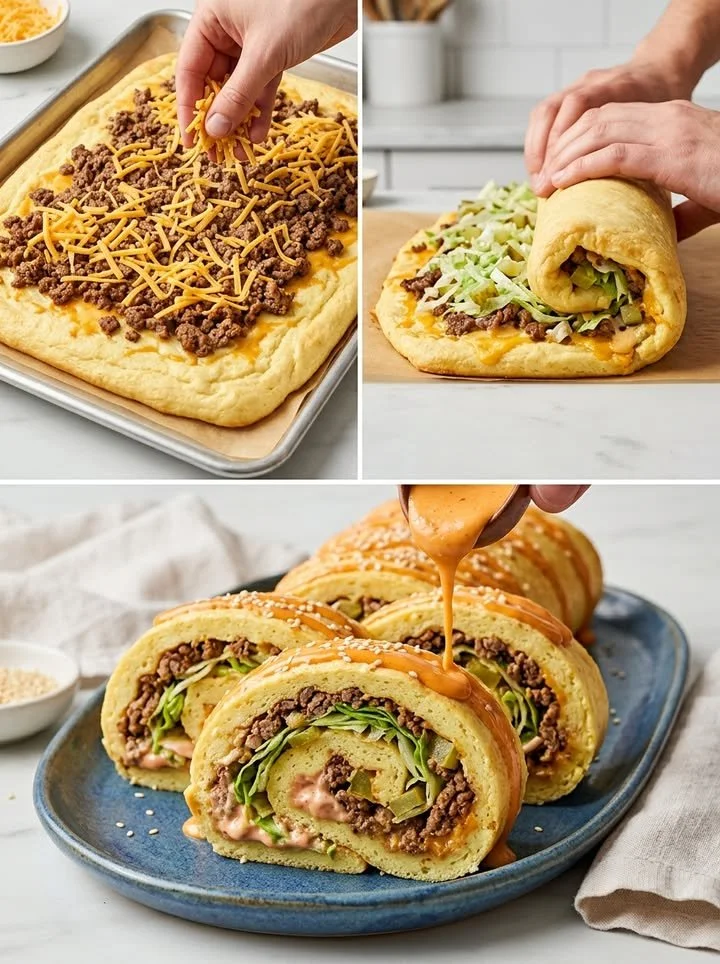 Die ikonische Big-Mac-Rolle serviert in einem Restaurant.