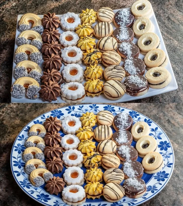 Teig für 12 verschiedene Sorten bereit zum Backen