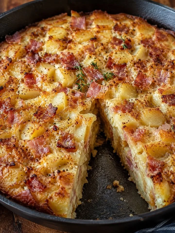 Rezept für Blitz Kartoffelkuchen mit Kartoffeln und frischen Zutaten.