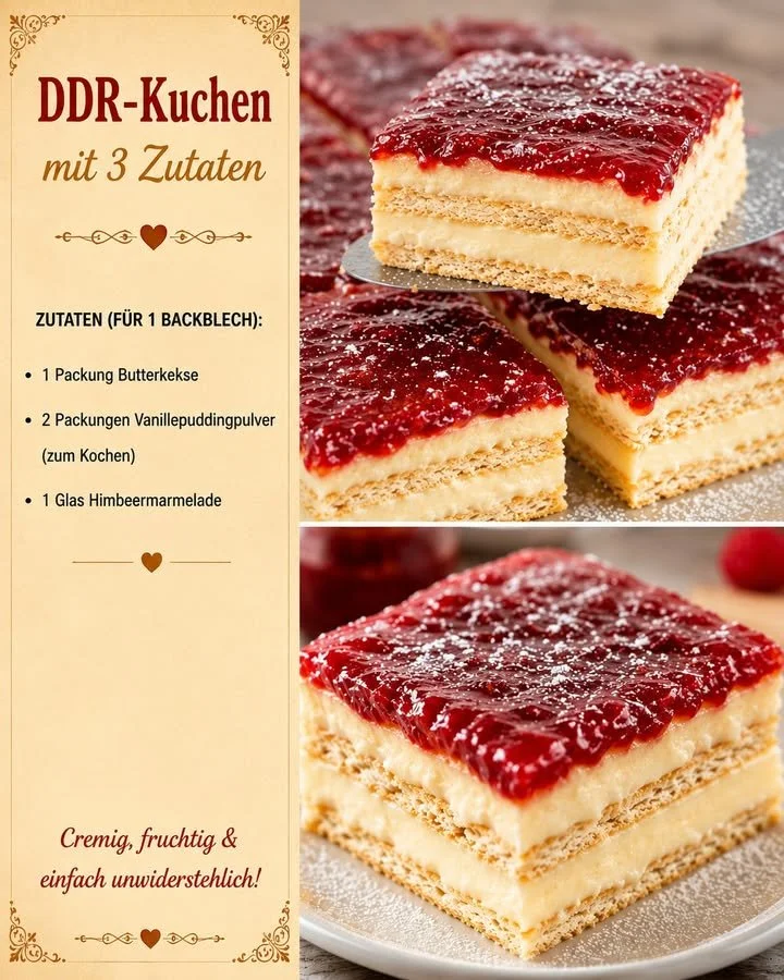 Kuchen aus der DDR mit traditionellen Rezepten und nostalgischem Flair