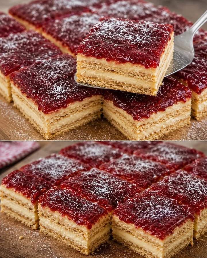 Kuchen aus der DDR mit 3 Zutaten auf einem Teller