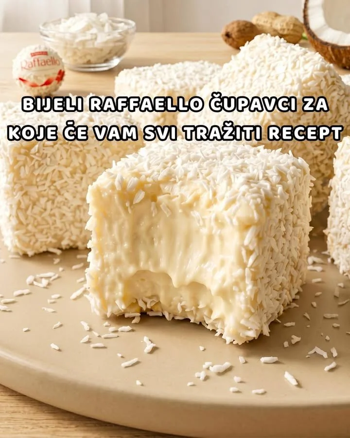 Kokoswürfel ohne Zucker, gesunder Snack aus Kokosnuss