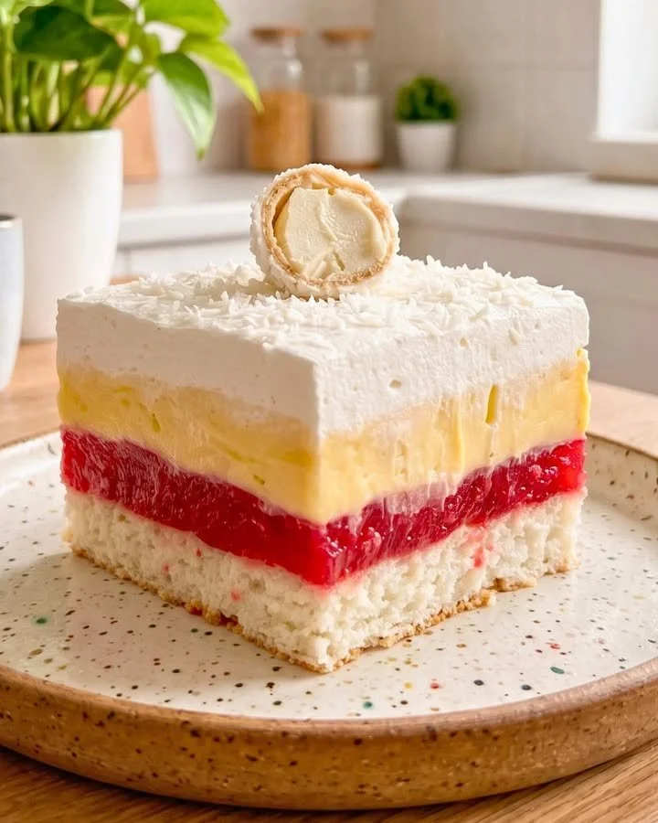 Raffaello Kocke mit Malinami - leckere süße Köstlichkeit
