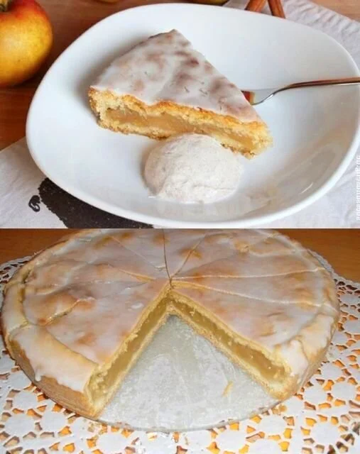 Leckerer Berliner Apfelkuchen mit saftigen Äpfeln und goldenem Teig