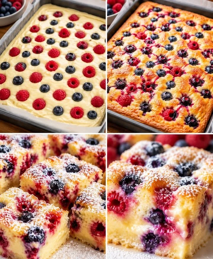 Ein köstlicher Blechkuchen, perfekt zum Teilen und Genießen.