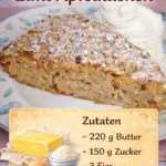 Der ultimative Zimtkuchen mit Zimt und Zucker garniert, frisch gebacken.