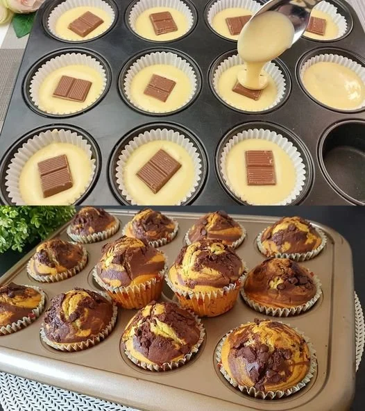 Eine Auswahl an fantastischen Muffins in verschiedenen Geschmacksrichtungen.