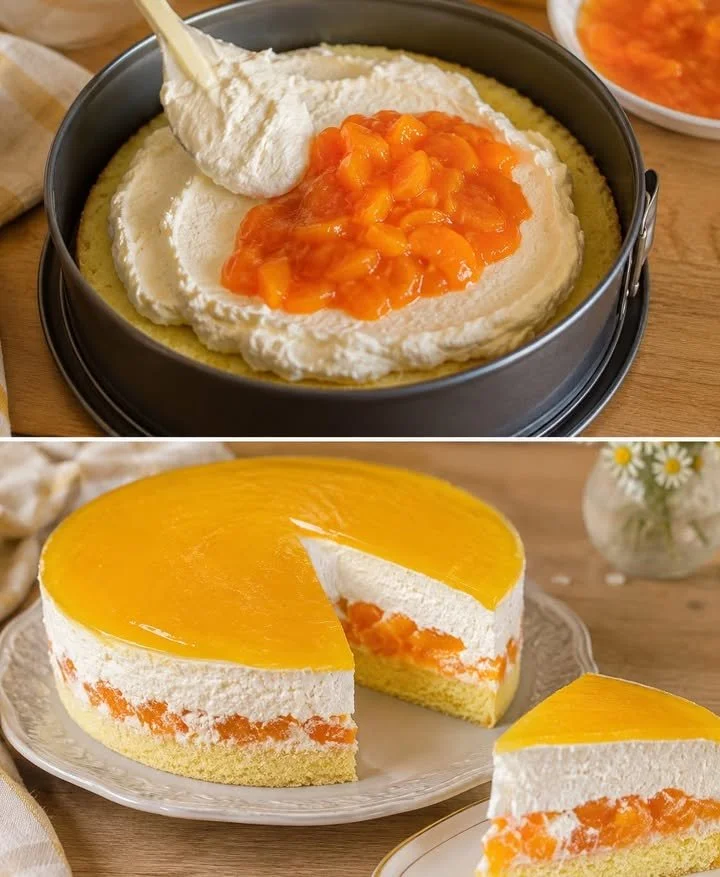 Leckere Friß-dich-dumm-Torte auf einem Teller serviert.