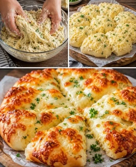 Leckeres Griechisches Käsebrot mit Käse und frischen Zutaten