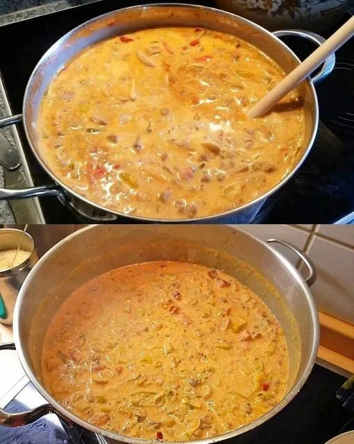 Leckere Zutaten im Hackfleisch Partytopf für ein gelungenes Festmahl.