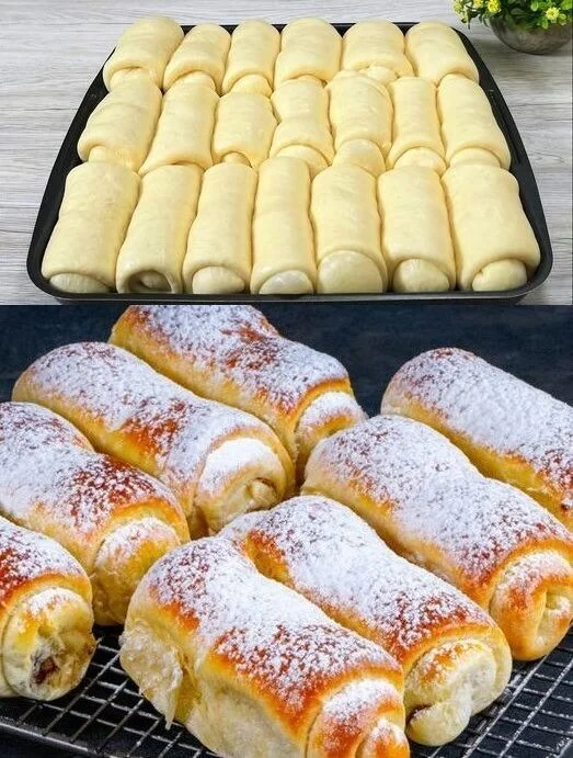 Omas Rollen aus frischen Zutaten, perfekt für jede Feier.