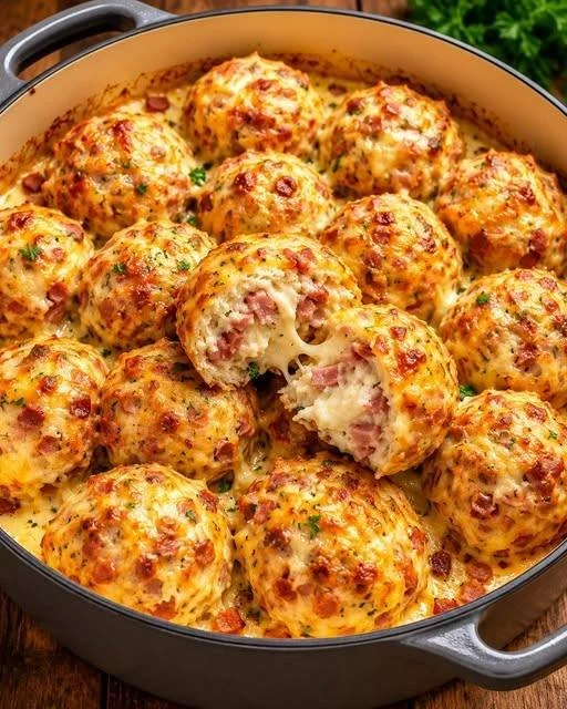 Leckere Pizza Bällchen frisch aus dem Ofen