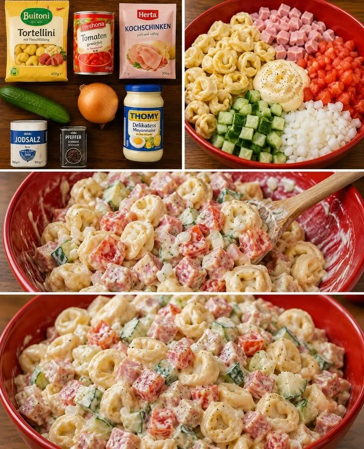 Schneller Tortellinisalat in 10 Minuten zubereitet