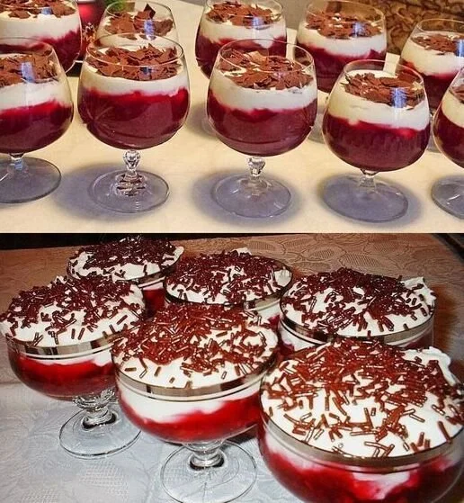Festliches Weihnachtliches Schneewittchen Dessert in einer eleganten Präsentation.