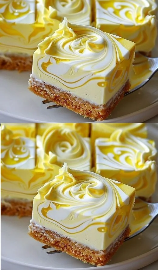 Zitronen Käsekuchen mit einer erfrischenden Zitrone-Topfschicht