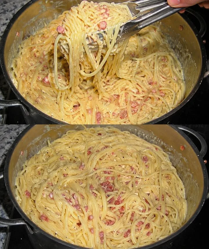 Blitzschnelle Carbonara mit Pasta und leckerer Sauce