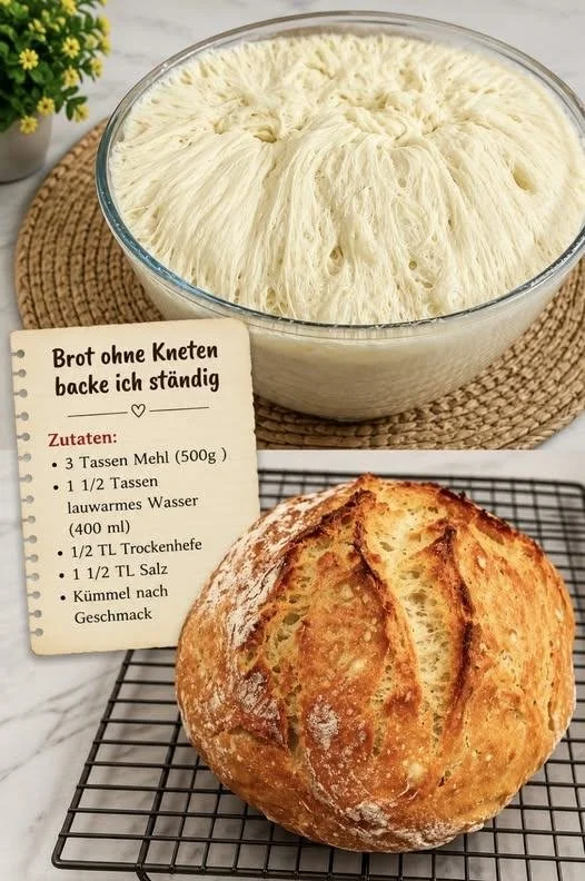 Frisches Brot aus verschiedenen Getreidesorten auf einem Holzbrett
