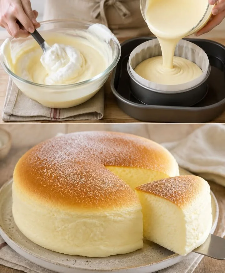 Fluffiger Käsekuchen mit köstlicher Textur und Geschmack