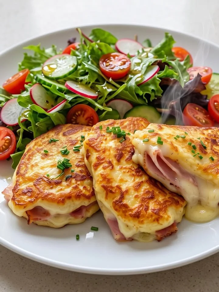 Herzhafte Pfannkuchen mit frischen Zutaten und leckeren Füllungen