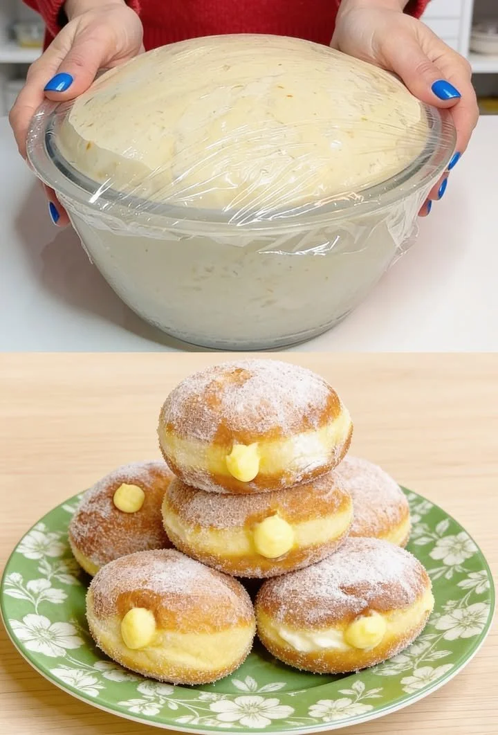 Leckere Vanillekrapfen mit einer besonderen Geheimzutat