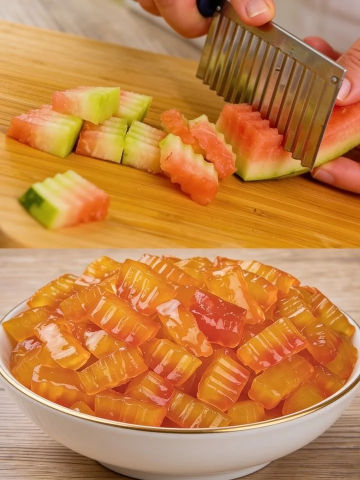 Wassermelonenschale mit köstlichem Schmakofatz Rezept