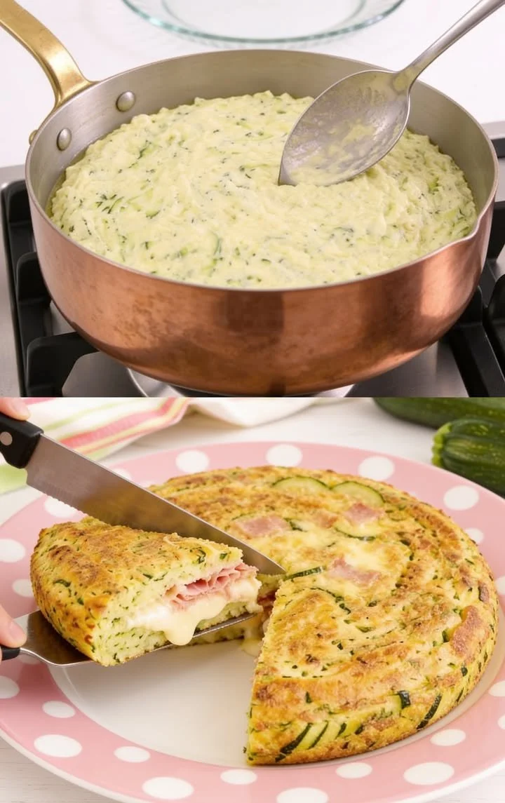 Vegetarische Zucchini-Pfanne mit buntem Gemüse und Kräutern